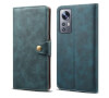 Lenuo Leather flipové pouzdro pro Xiaomi 12/12X, modrá 