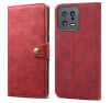 Lenuo Leather flipové pouzdro pro Xiaomi 13, červená 