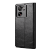Lenuo Leather flipové pouzdro pro Xiaomi 13T/ 13T Pro černá 