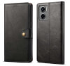 Lenuo Leather flipové pouzdro pro Xiaomi Redmi 10 5G, černá 