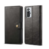 Lenuo Leather flipové pouzdro pro Xiaomi Redmi Note 10 Pro, černá 