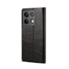 Lenuo Leather flipové pouzdro pro Xiaomi Redmi Note 13 5G černá 