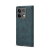 Lenuo Leather flipové pouzdro pro Xiaomi Redmi Note 13 5G modrá 