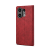 Lenuo Leather flipové pouzdro pro Xiaomi Redmi Note 13 červená 