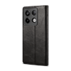 Lenuo Leather flipové pouzdro pro Xiaomi Redmi Note 13 Pro 5G černá 