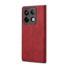 Lenuo Leather flipové pouzdro pro Xiaomi Redmi Note 13 Pro 5G červená 