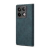 Lenuo Leather flipové pouzdro pro Xiaomi Redmi Note 13 Pro 5G modrá 
