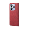 Lenuo Leather flipové pouzdro pro Xiaomi Redmi Note 14 5G červená 