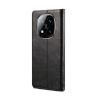 Lenuo Leather flipové pouzdro pro Xiaomi Redmi Note 14 Pro+ 5G černá 