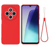 Lenuo Silikonový kryt pro Xiaomi Redmi 14C červená 