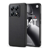 Lenuo TPU leather kryt pro Xiaomi 14T černá 