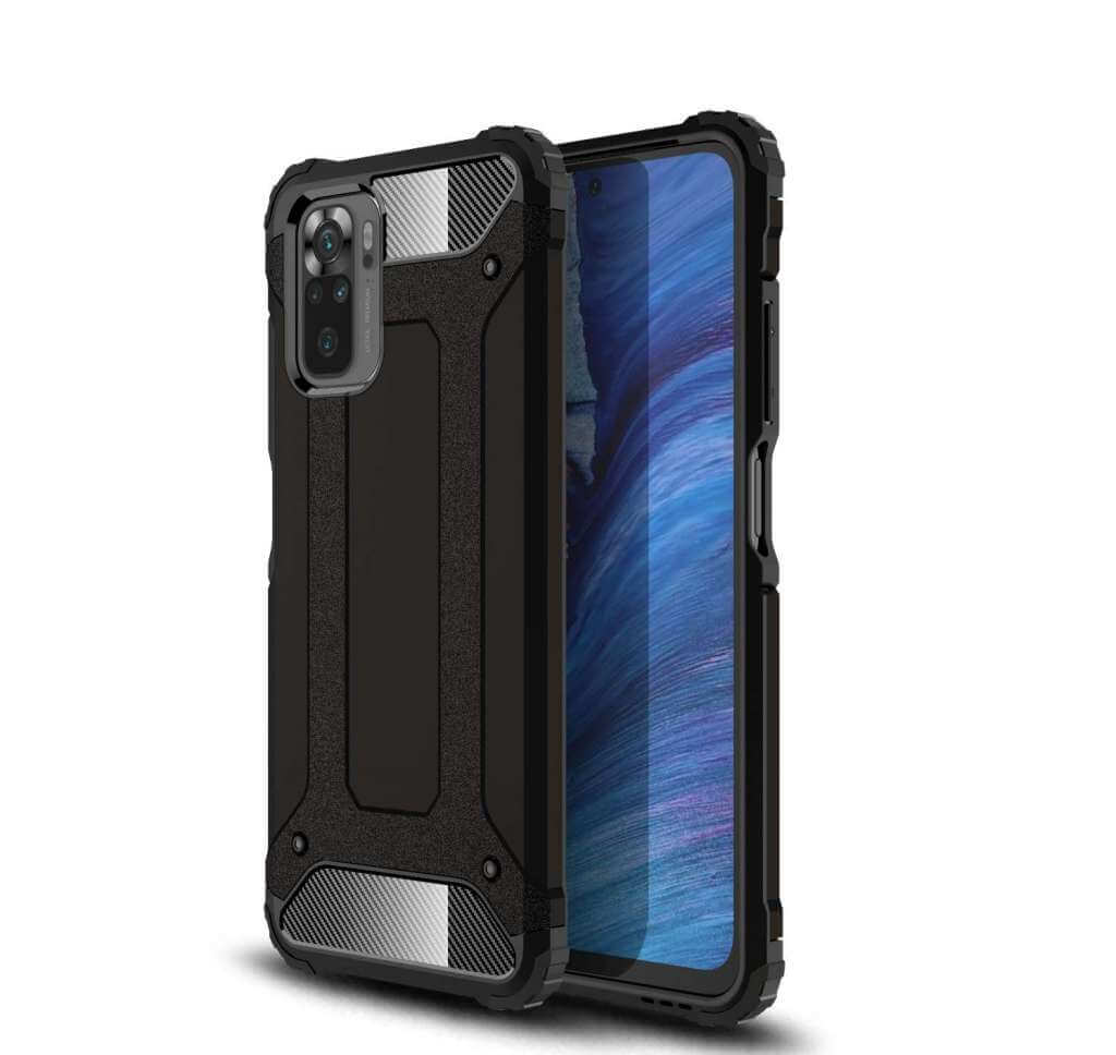 Lenuo Armor obal pro Xiaomi Redmi Note 10, černá 