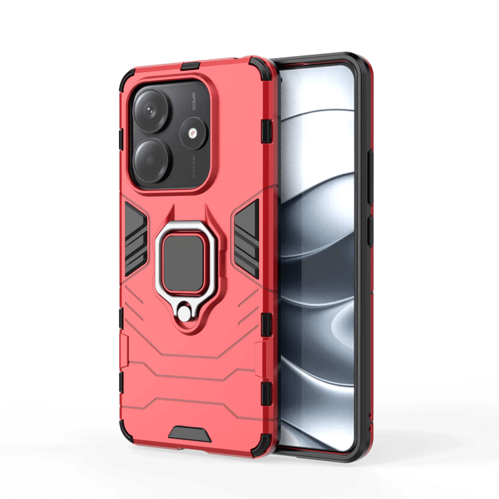 Lenuo Armor obal pro Xiaomi Redmi Note 14 5G červená 