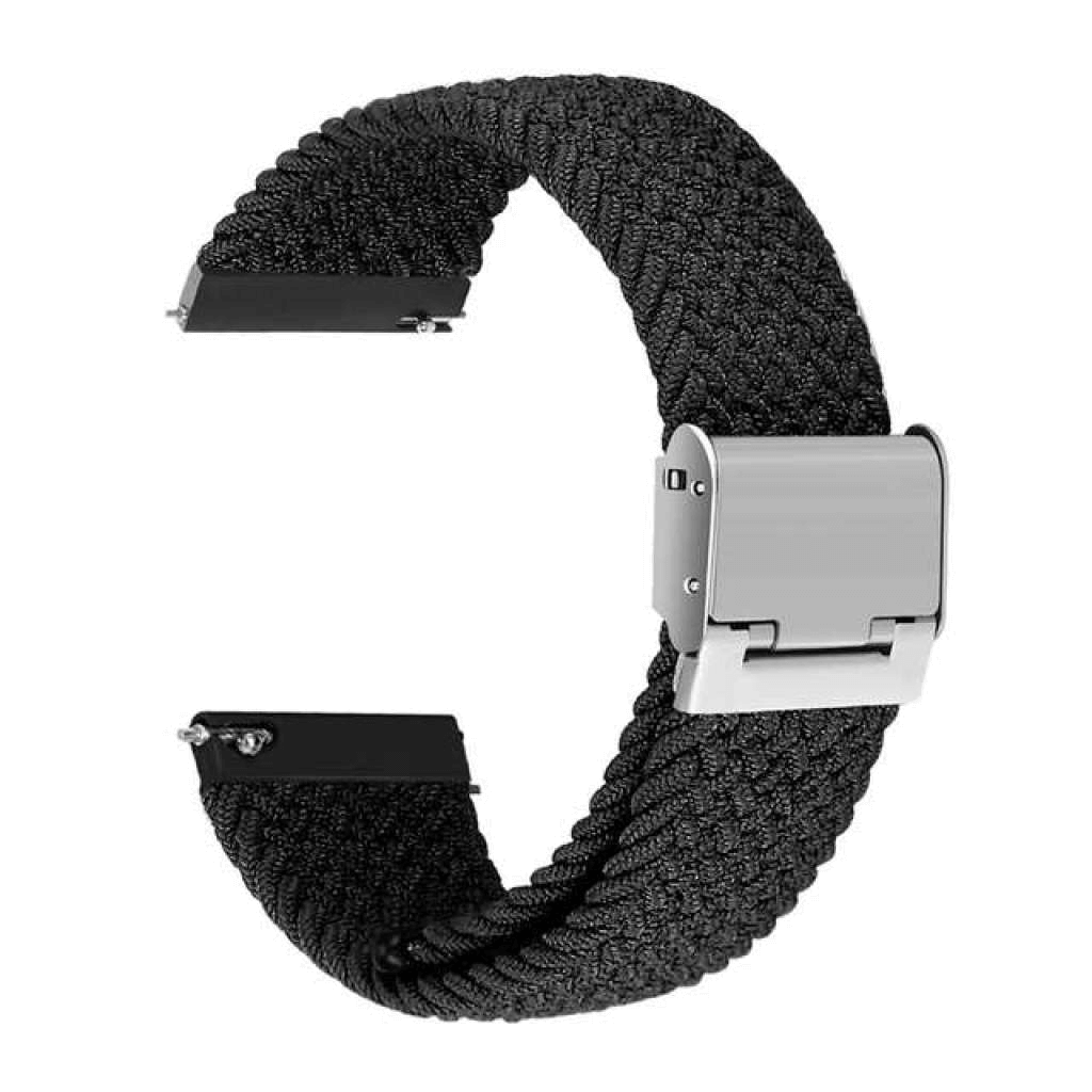 Lenuo elegantní nylonový strap 22 mm černý 