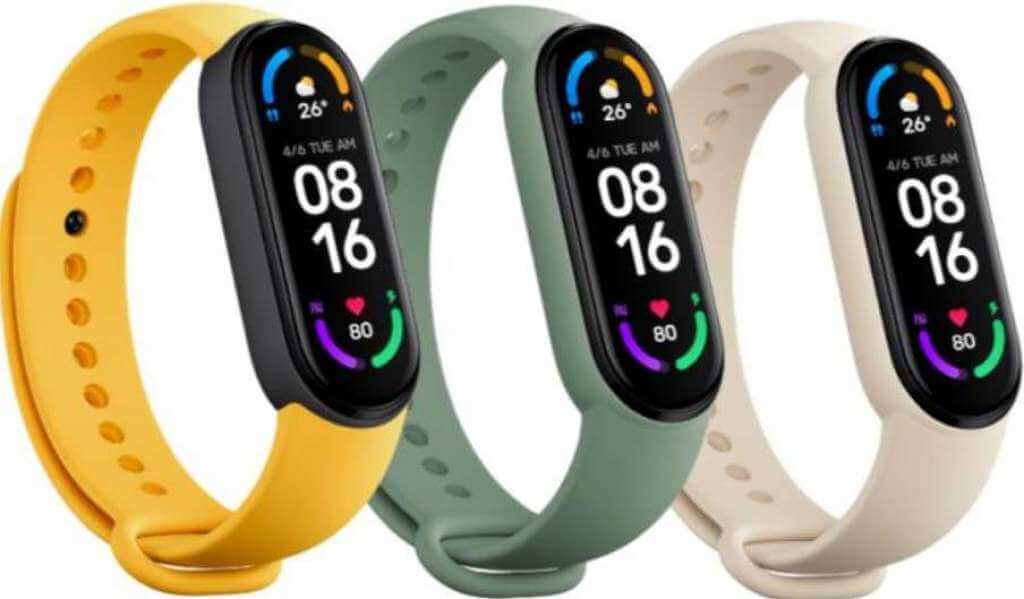 Mi Smart Band 6 Strap (3pack) Ivory/Olive/Yellow 
