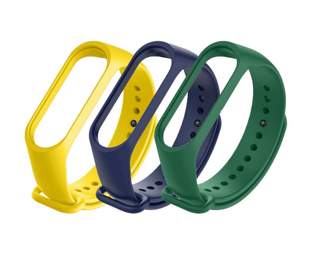 Xiaomi Mi Band Strap 5/6 (yellow, midnight blue, dark green) 