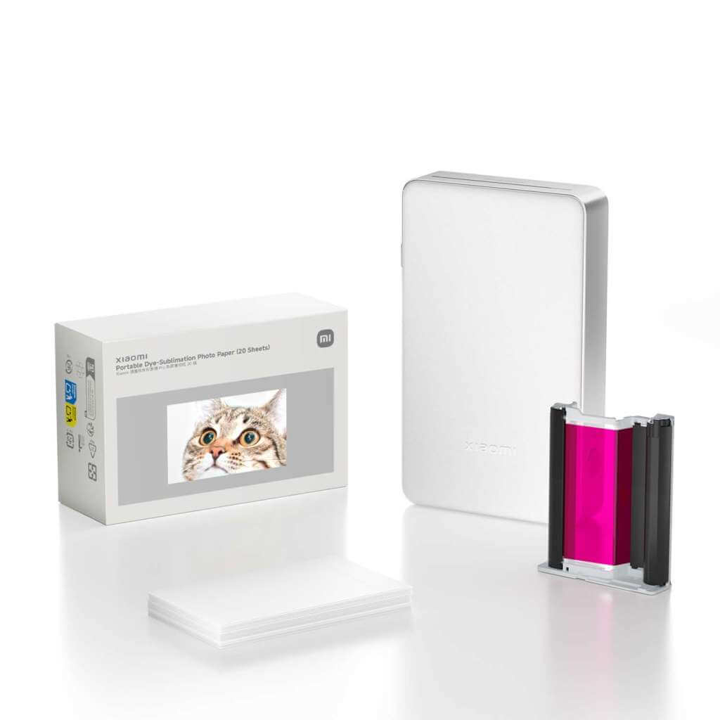 Xiaomi Portable Dye-Sublimation Photo Paper (20 Sheets) 