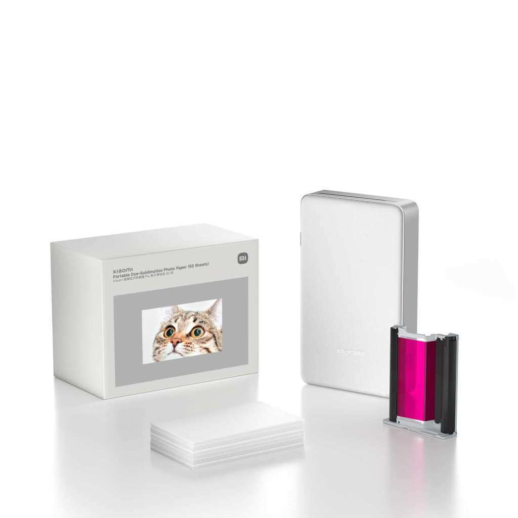 Xiaomi Portable Dye-Sublimation Photo Paper (50 Sheets) 