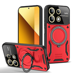 Lenuo Armor obal pro Xiaomi Redmi Note 13 5G červená 