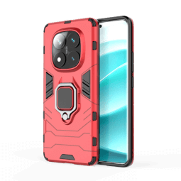 Lenuo Armor obal pro Xiaomi Redmi Note 14 Pro 5G červená 