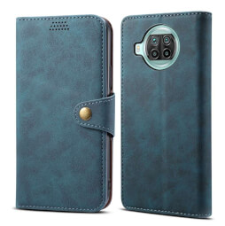 Lenuo Leather flipové pouzdro pro Xiaomi Mi 10T Lite, modrá 