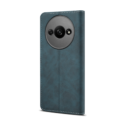 Lenuo Leather flipové pouzdro pro Xiaomi Redmi A3 modrá 