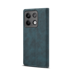 Lenuo Leather flipové pouzdro pro Xiaomi Redmi Note 13 5G modrá 