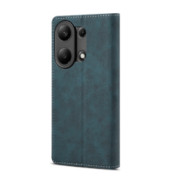 Lenuo Leather flipové pouzdro pro Xiaomi Redmi Note 13 Pro modrá 