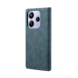 Lenuo Leather flipové pouzdro pro Xiaomi Redmi Note 14 4G modrá 
