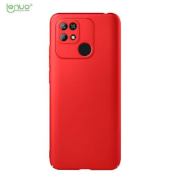 Lenuo Leshield obal pro Xiaomi Redmi 10C, červená 