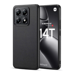 Lenuo TPU leather kryt pro Xiaomi 14T černá 