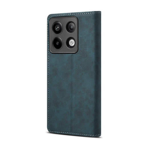 Lenuo Leather flipové pouzdro pro Xiaomi Redmi Note 13 Pro 5G modrá 