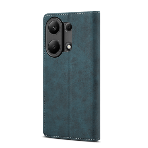 Lenuo Leather flipové pouzdro pro Xiaomi Redmi Note 13 Pro modrá 