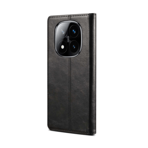 Lenuo Leather flipové pouzdro pro Xiaomi Redmi Note 14 Pro+ 5G černá 