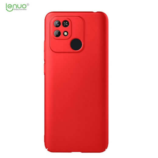 Lenuo Leshield obal pro Xiaomi Redmi 10C, červená 