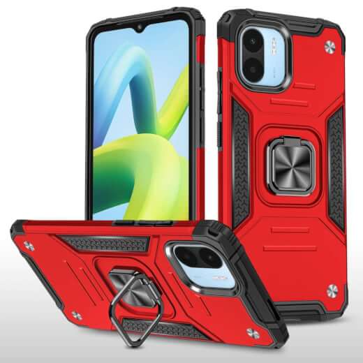 Lenuo Union Armor obal pro Xiaomi Redmi A1/A2, červená 
