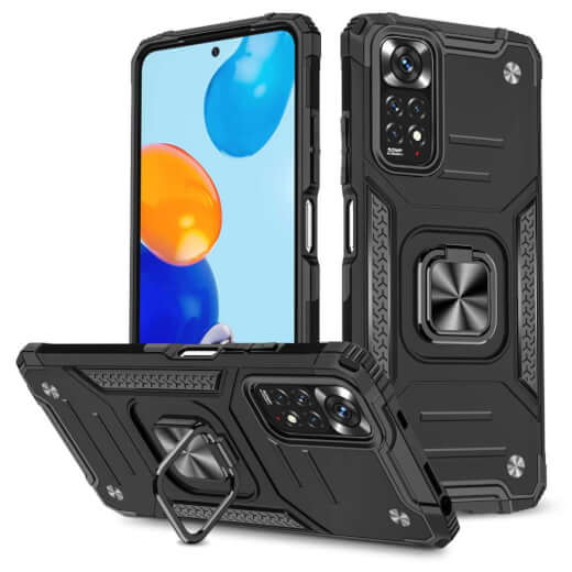 Lenuo Union Armor obal pro Xiaomi Redmi Note 11/11S, černá 