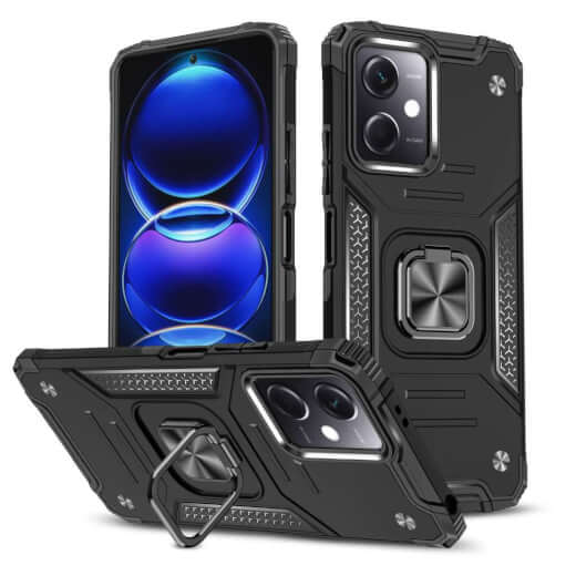 Lenuo Union Armor obal pro Xiaomi Redmi Note 12 5G černá 