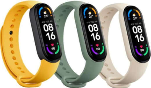 Mi Smart Band 6 Strap (3pack) Ivory/Olive/Yellow 