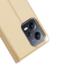 Dux Ducis flip pro Xiaomi Redmi Note 12 5G/Note 12R Pro/ Poco X5 5G Zlatá 