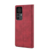 Lenuo Leather flipové pouzdro pro Xiaomi 12T/12T Pro, červená 