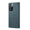 Lenuo Leather flipové pouzdro pro Xiaomi Redmi Note 11 Pro+ 5G, modrá 