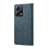 Lenuo Leather flipové pouzdro pro Xiaomi Redmi Note 12 Pro+ 5G modrá 