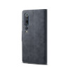 Pouzdro flipové Lenuo Leather pro Xiaomi Mi 10, šedá 
