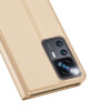 Dux Ducis flipové pouzdro pro Xiaomi 12T/12T Pro, zlatá 