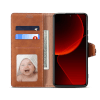 Lenuo Leather flipové pouzdro pro Xiaomi 13T/ 13T Pro hnědá 