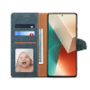 Lenuo Leather flipové pouzdro pro Xiaomi Redmi Note 13 5G modrá 