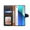 Lenuo Leather flipové pouzdro pro Xiaomi Redmi Note 13 černá 