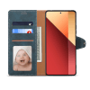 Lenuo Leather flipové pouzdro pro Xiaomi Redmi Note 13 Pro modrá 