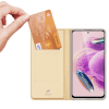 Dux Ducis flip pro Xiaomi Redmi Note 12S Zlatá 